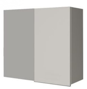 Навесной кухонный шкаф ВУП 760 Белое гладкое Ламарти/Антрацит в Коврове