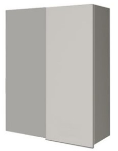 Кухонный навесной шкаф ВУП 980 Белое гладкое Ламарти/Антрацит в Коврове