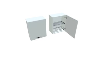 Кухонный шкаф ВС7 60, Белое гладкое Ламарти/Белый в Коврове