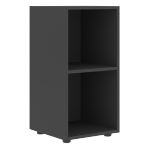 Низкий шкаф колонна FORTA Черный Графит FLC 40 (399х404х801) в Коврове