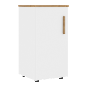Низкий шкаф колонна с глухой дверью левой FORTA Белый-Дуб Гамильтон FLC 40.1 (L) (399х404х801) в Коврове - предосмотр