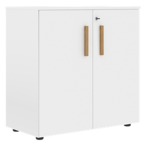 Шкаф широкий низкий с малыми дверцами FORTA Белый FLC 80.1(Z) (798х404х801) в Коврове