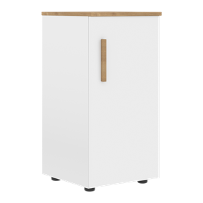 Низкий шкаф колонна с правой дверью FORTA Белый-Дуб Гамильтон FLC 40.1 (R) (399х404х801) в Коврове