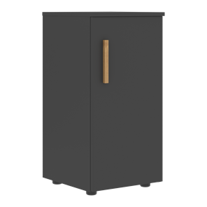 Низкий шкаф колонна с правой дверью FORTA Черный Графит FLC 40.1 (R) (399х404х801) в Коврове