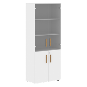 Шкаф комбинированный FORTA Белый FHC 80.2(Z) (798х404х1965) в Коврове