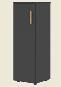 Средний шкаф колонна с глухой дверью левой FORTA Черный Графит   FMC 40.1 (L) (399х404х801) в Коврове