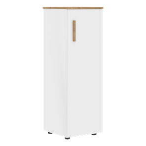 Средний шкаф колонна с правой дверью FORTA Белый-Дуб Гамильтон  FMC 40.1 (R) (399х404х801) в Коврове