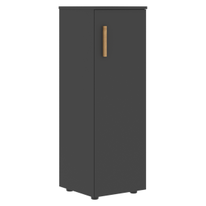 Средний шкаф колонна с правой дверью FORTA Черный Графит  FMC 40.1 (R) (399х404х801) в Коврове