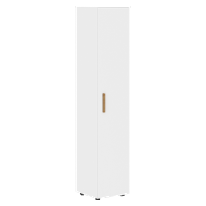 Шкаф колонна высокий с глухой дверью FORTA Белый FHC 40.1 (L/R) (399х404х1965) во Владимире