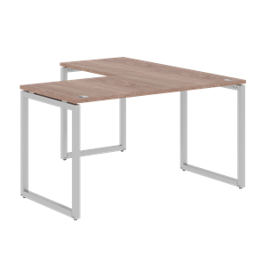 Письменный стол угловой левый XTEN-Q Дуб-сонома- серебро XQCT 1415 (L) (1400х1500х750) в Коврове