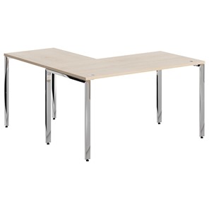 Письменный угловой  стол для персонала правый XTEN GLOSS  Бук Тиара  XGCT 1415.1 (R) (1400х1500х750) в Коврове