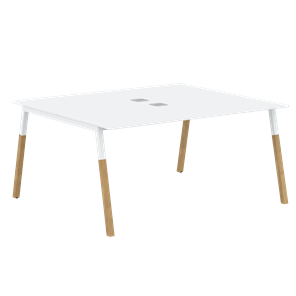 Переговорный стол FORTA Белый-Белый-Бук FWST 1513 (1580x1346x733) в Коврове