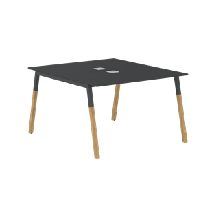 Стол для переговоров FORTA Черный Графит-Черный Графит-Бук  FWST 1113 (1180x1346x733) в Коврове