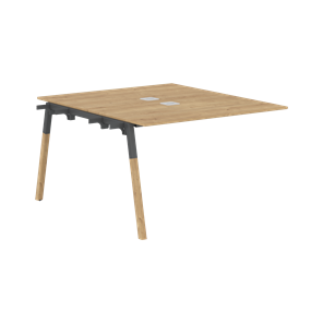 Переговорный стол FORTA Дуб Гамильтон-Черный графит-Бук FIWST 1113 (1180х1346х733) в Коврове