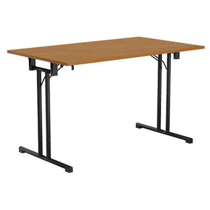 Складной стол на металлокаркасе FT140 black 1380x680x760 в Коврове - изображение