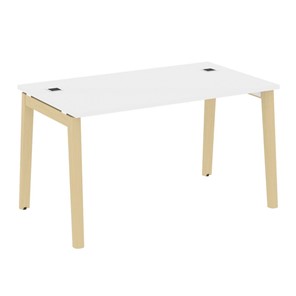 Стол для руководителя Onix Wood Direct OW.SRR-3.8, Белый Бриллиант/Дуб Светлый в Коврове