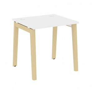 Стол для офиса Onix Wood OW.SP-0.7, Белый Бриллиант/Дуб Светлый в Коврове