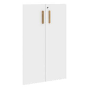 Двери для шкафов средние с замком FORTA Белый FMD 40-2(Z) (794х18х1164) во Владимире