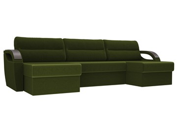 П-образный диван Форсайт, Зеленый (микровельвет) в Коврове