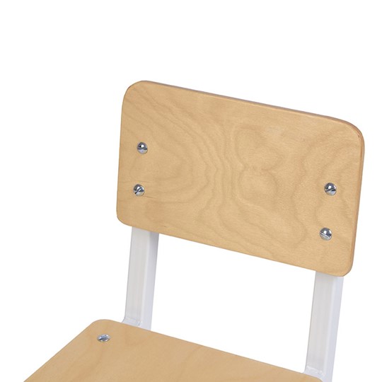 Детский стул POLINI Kids City S Ученик, 2 гр. Белый-дуб пастельный в Коврове - изображение 4