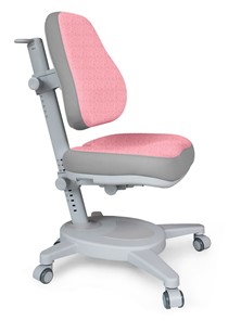 Растущее детское кресло Mealux Onyx (Y-110) G + DPG  - серое + чехол розовый с серыми вставками во Владимире