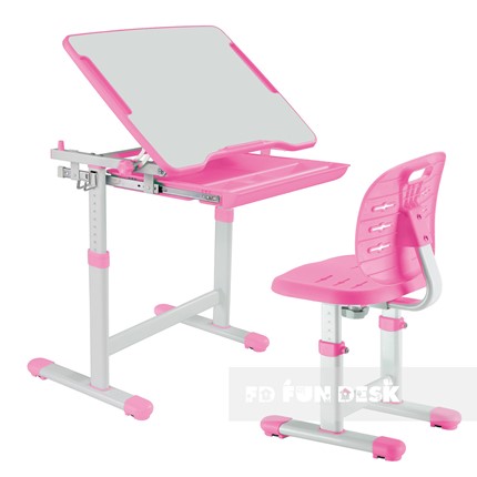 Растущая парта и стул Piccolino III Pink во Владимире - изображение
