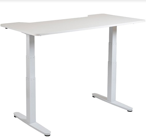 Электрический стол ErgoSenso-109 белый\МДФ белый в Коврове - изображение 3