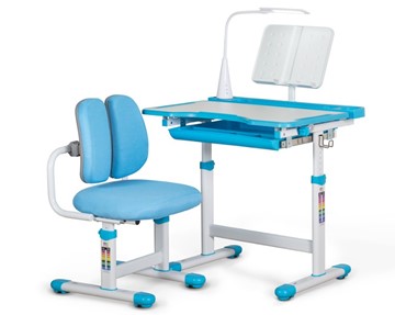 Комплект из растущего стола и кресла Mealux EVO BD-23 Blue в Коврове