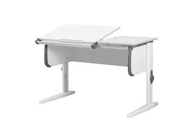 Растущий стол 1/75-40 (СУТ.25) белый/белый/Серый во Владимире - изображение 1