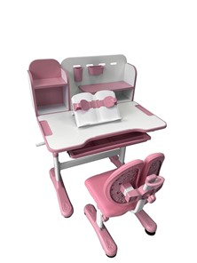 Растущий стол и стул Vivo Pink FUNDESK в Коврове - предосмотр 2