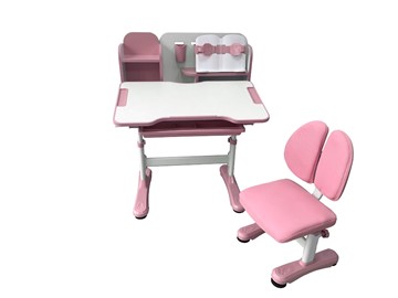 Растущий стол и стул Vivo Pink FUNDESK в Коврове - предосмотр 3