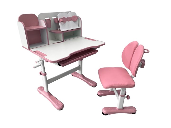 Растущий стол и стул Vivo Pink FUNDESK во Владимире - изображение 4