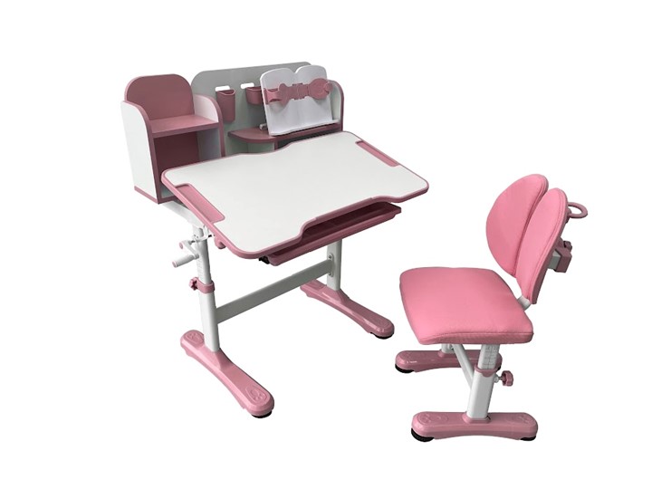 Растущий стол и стул Vivo Pink FUNDESK во Владимире - изображение 5