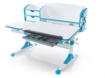 Детский стол-трансформер Mealux Aivengo-L, EVO-720 WB, синяя в Коврове