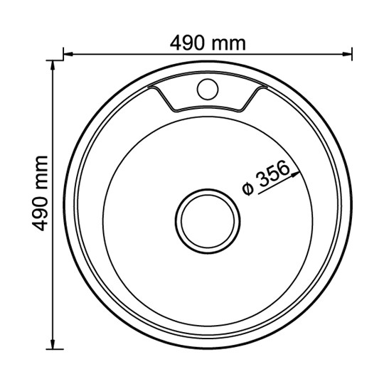 Мойка круглая D-490 в Коврове - изображение 1