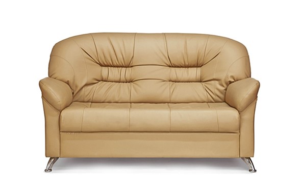 Прямой диван Парм двухместный, экокожа в Коврове - изображение